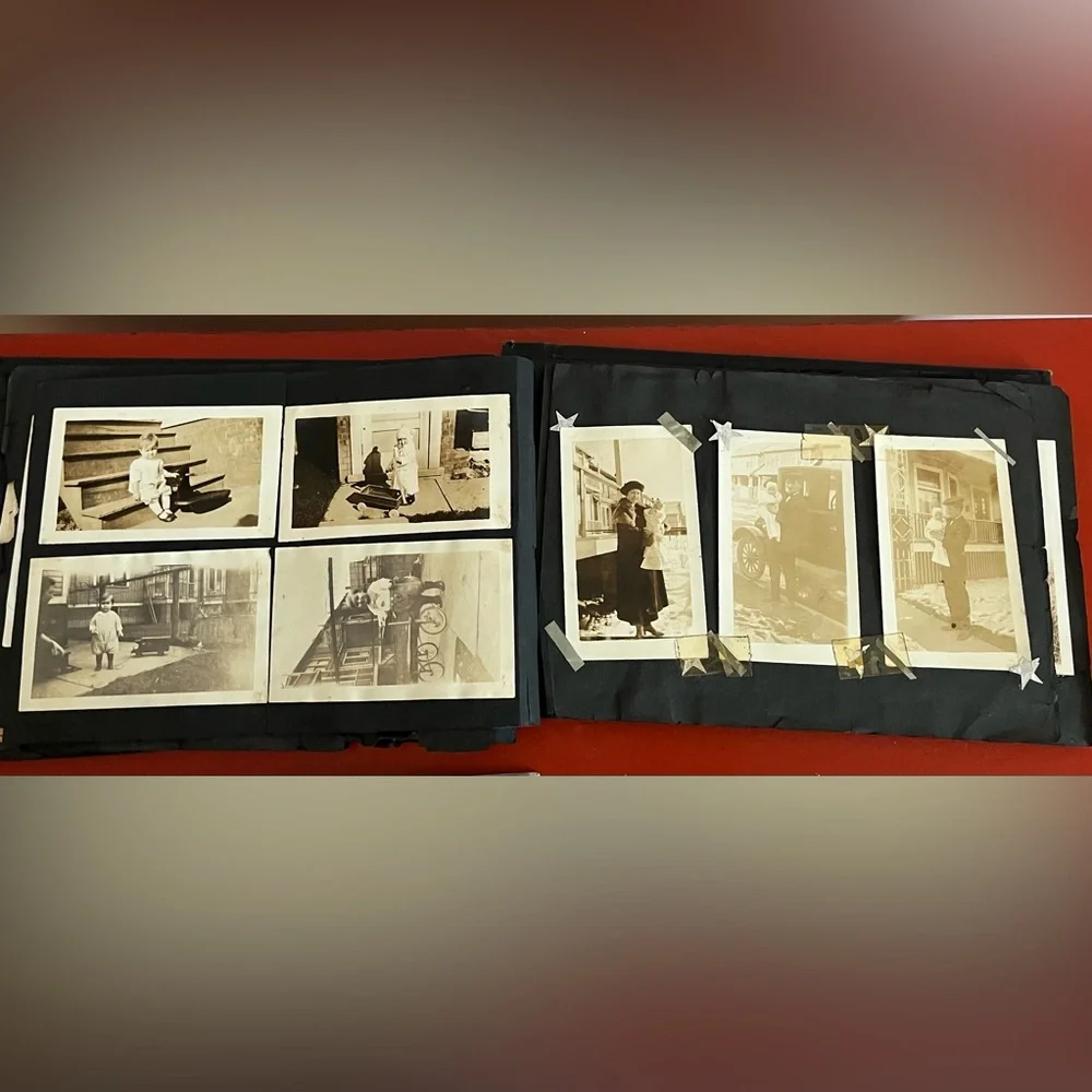 Vintage Black/White Photography Collection dated 1900’s-40’s few cabinet cards - Picture 15 of 16